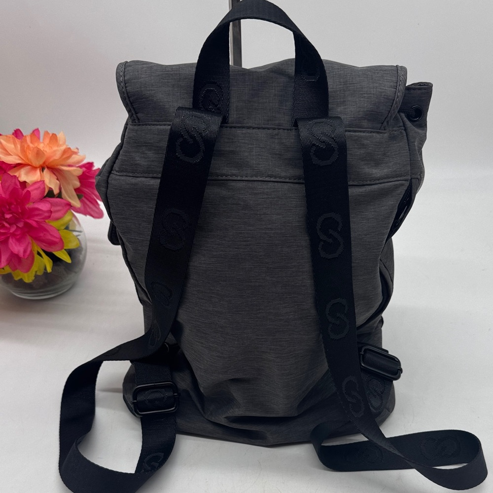 Calia Gray Backpack with drawstring Front Pockets - image 5